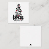 Peace Holiday-kaart Notitiekaartje (Voorkant / Achterkant)