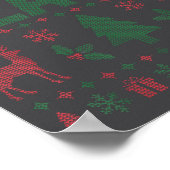 Peace I Come In Peace Couple Matching Ugly Christm Poster (Hoek)