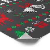 Peace I Come In Peace Couple Matching Ugly Christm Poster (Hoek)