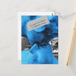 Peace in a Lifetime of War Collage Briefkaart