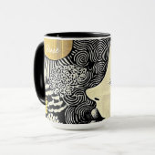 Peace in Bloom Abstract Mug (Devant gauche)