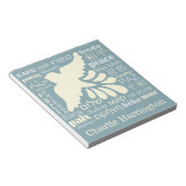 PEACE in veel talen, aangepaste notebooks Notitieblok (Schuin)