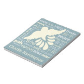 PEACE in veel talen, aangepaste notebooks Notitieblok (Gedraaid)