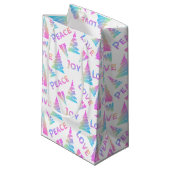 Peace Jove Love Christmas Tree Petit sac cadeau (Devant Angle)