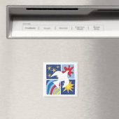 Peace Jove Love Dove Magnet (In Situ (Lave-vaisselle))