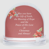 Peace Joy Family Photo Christmas (Arrière)