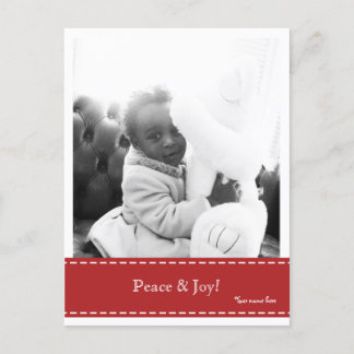 Peace & Joy Foto Briefkaart
