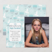 Peace & Joy Hanukkah Custome Card Feestdagenkaart (Voorkant / Achterkant)