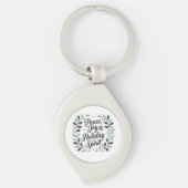 Peace, Joy & Holiday Spirit Sleutelhanger (Voorkant)