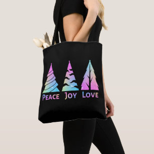 Peace Joy Love-kerstbomen Draagtas