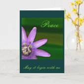 PEACE KAART (Gele Bloem)