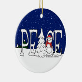 Peace Keramisch Ornament (Rechts)