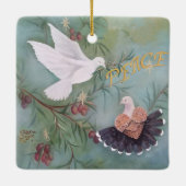 Peace keramisch ornament (Achterkant)