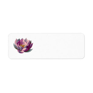 Peace l Beauful Pink Lotus Flower/Water Lily Etiket