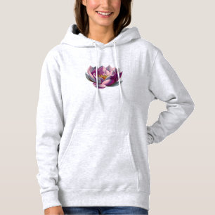 Peace l Beauful Pink Lotus Flower/Water Lily Hoodie