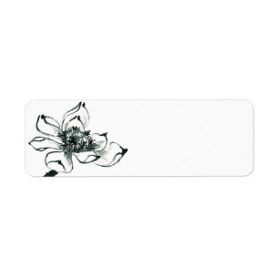 Peace l Mooie Waterverf Lotus Blank Labels