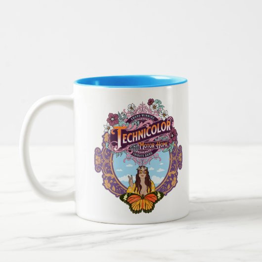 Peace Lady TMH Tweekleurige Koffiemok (Links)