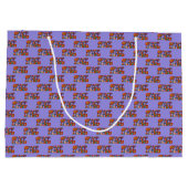 Peace Large Gift Bag Groot Cadeauzakje (Achterkant)