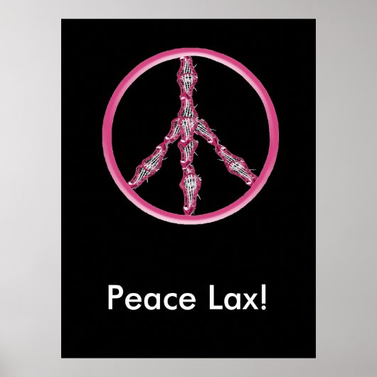 Peace Lax! Poster (Voorkant)