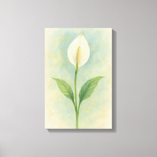 Peace Lily Canvas Afdruk
