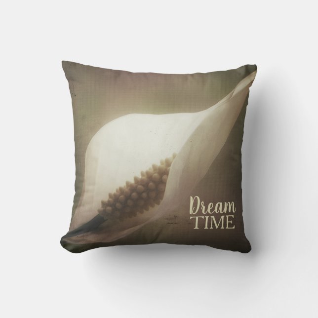 Peace Lily Dream Time Kussen (Voorkant)