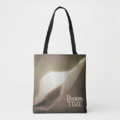 Peace Lily Flower Dream Time Phrase Draagtas (Voorkant)