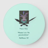 Peace Lily Grote Klok (Voorkant)