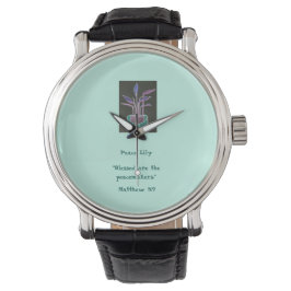 Peace Lily Horloge