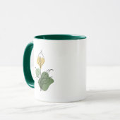 Peace Lily Line Art Mug Mok (Voorkant links)