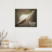 Peace Lily Photo Dream Time Phrase Poster (Keuken)