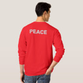 PEACE LOGO T-SHIRT (Achterkant volledig)