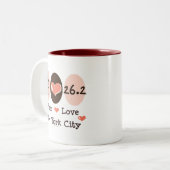 Peace Love 26.2 Mok (Voorkant links)