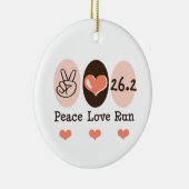 Peace Love 26.2 Ornament (Rechts)