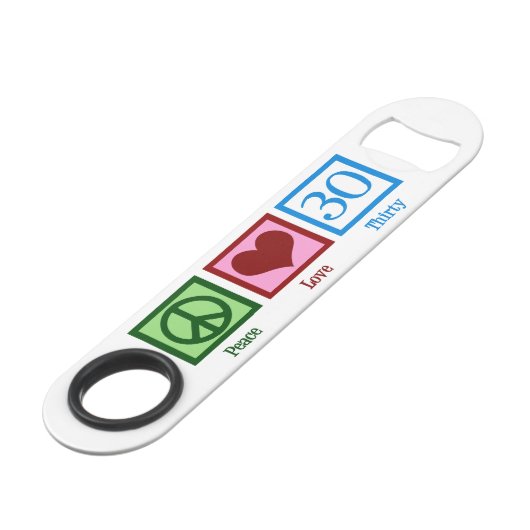 Peace Love 30 (Devant angulaire)