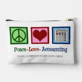 Peace Love Accounting Kantoor Etui (Achterkant)