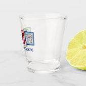 Peace Love Accounting Shot Glas (Rechts)