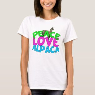Peace Love Alpacas T-shirt