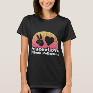 Peace Love and Book Collecting Pullover Hoodie Cop