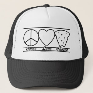 Peace Love and Cheese Trucker Pet