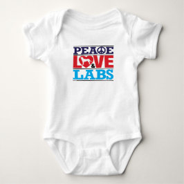 Peace Love and Labs Romper