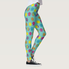 Peace Love and Pickleball Leggings