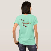 Peace Love and Pit Bulls T-shirt (Achterkant volledig)