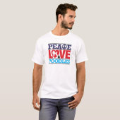 Peace Love and Poodles T-shirt (Voorkant volledig)