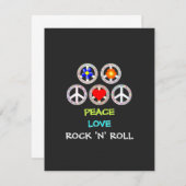 Peace, Love and Rock 'n' Roll, (Voorkant / Achterkant)