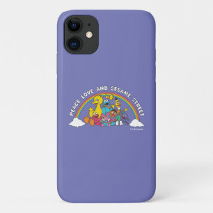 Peace, Love and Sesame Street iPhone 11 Hoesje