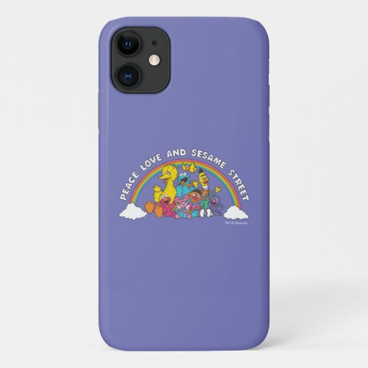 Peace, Love and Sesame Street Case-Mate iPhone Case (Achterkant)