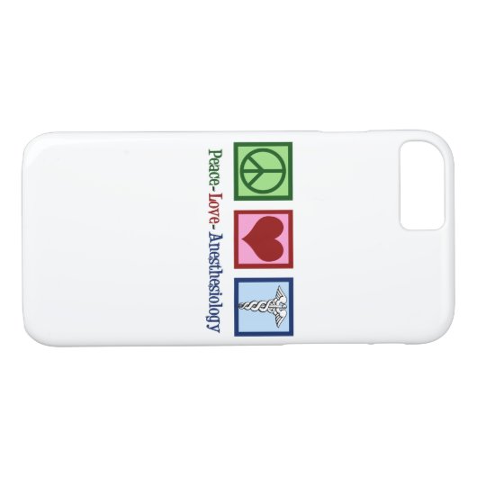 Peace Love Anesthesiology Case-Mate iPhone Case (Achterkant (Horizontaal))