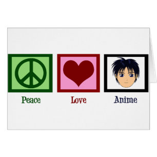 Peace Love Anime Kaart