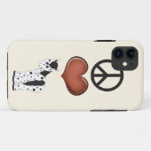 Peace Love Appaloosa Horse iPhone 5 Coque (Dos (Horizontal))