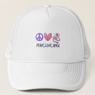Peace Love APRN Trucker Pet